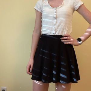 Forever 21 Black Skater Skirt